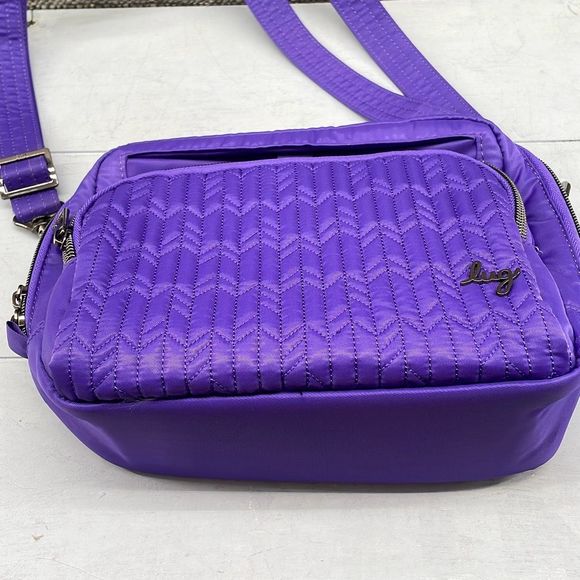 Lug Purple Crossbody Bag - Picture 4 of 10